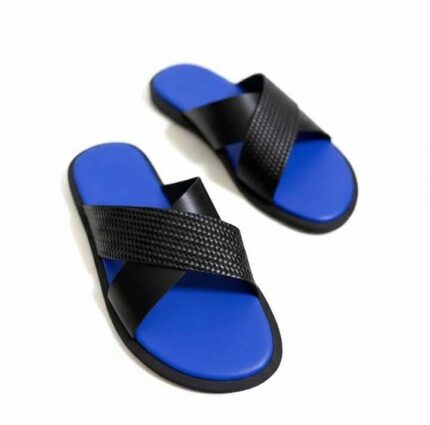 Men Blue Slide